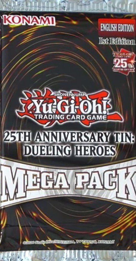 25th Anniversary Tin: Dueling Heroes Mega Pack set logo